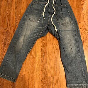 Dr. Collectors Teddy Forever - drop crotch denim pant